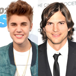 Justin Bieber, Ashton Kutcher Justin Bieber, Ashton Kutcher